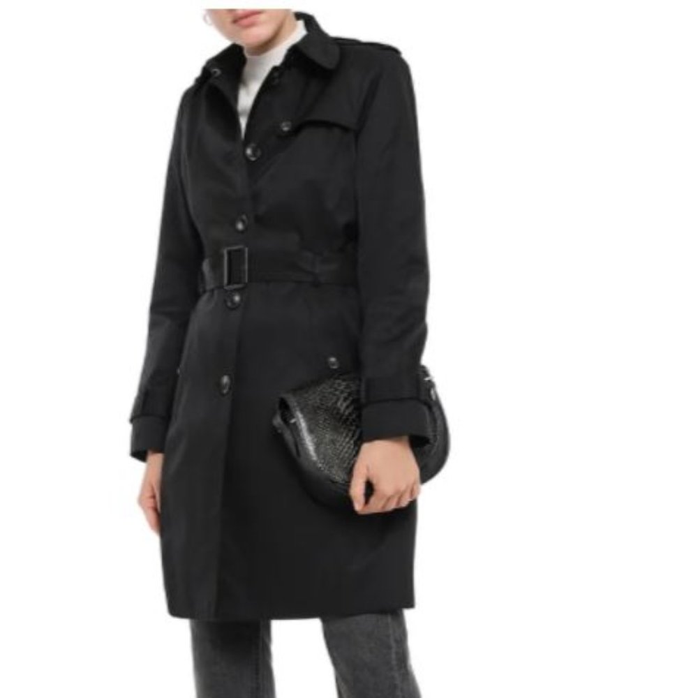 NWT DKNY Cotton-blend gabardine trench coat